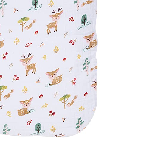 haus & kinder 3 in 1 Baby Sleeping Bag & Carry Nest | Cotton Bedding Set for Infants & New Born Baby | Portable/Travel & Skin Friendly | 0-6 Months (Whimiscal Woodland) - Image 4