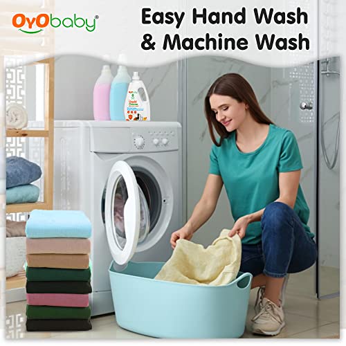 OYO BABY Anti-Piling Fleece Extra Absorbent Instant Dry Sheet for Baby, Baby Bed Protector, Waterproof Sheet, Small Size 50x70cm, Pack of 3, Salmon Rose, Royal Blue & Peach - Image 7