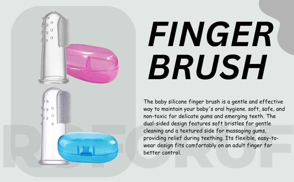 baby finger brush 