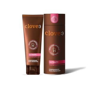 Clove Ultimate Toothpaste , FREE ₹2000 Dental Treatment/ Services With Every Pack , Patented Optafresh Technology , 24-Hour Active Freshness & Bad Breath Control , Cavity Protection & Healthy Gums ,Safe formula, Mint, Pack of 1 (100g)