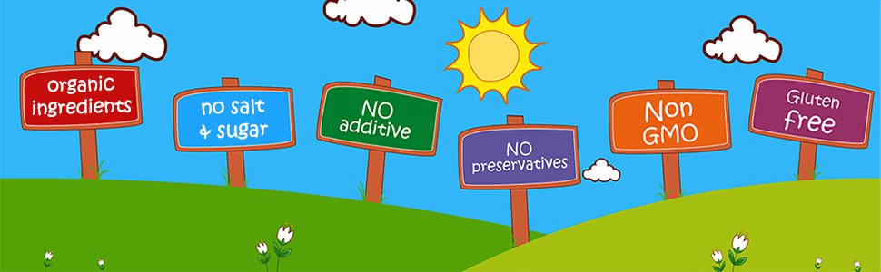 Happa Organic Baby Food, Fruit Puree Apple, Mango and multigrain, Stage 3, 8 Months + , 100 Grams