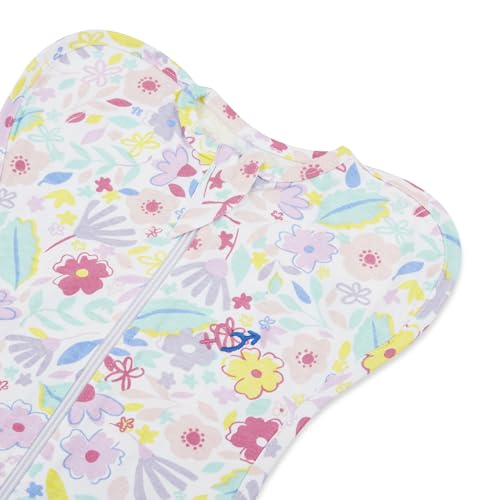 Haus and Kinder 100% Cotton Dreamsack for Newborn Baby | Transitional Arms Up Sleeping Sack, Wearable Sleep Sack | Baby Sleepwear for 0-3 Months | Disty Floral - Image 4