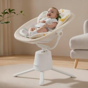 StarAndDaisy Baby Rockers for 0 to 2 Years, Baby Multi Functional Rocker for Babies (MF-Beige)
