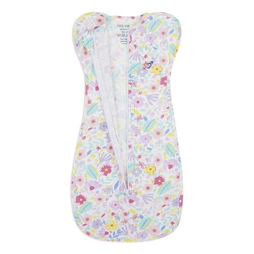 Haus and Kinder 100% Cotton Dreamsack for Newborn Baby | Transitional Arms Up Sleeping Sack, Wearable Sleep Sack | Baby Sleepwear for 0-3 Months | Disty Floral - Image 3