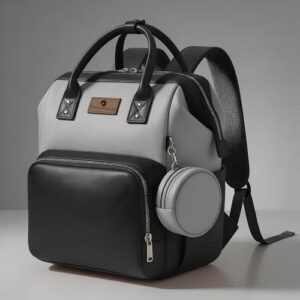StarAndDaisy Diaper Bag for Mothers for Travel/Premium Vegan Leather Diaper Bag with Easy Acess Mobile Pocket, 26L Waterproof Baby Bag for Mother Travel with 16 Multipurpose Pockets