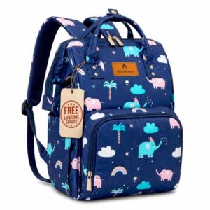 Motherly Flame Hospital Bag for Mom & Newborn Baby, Maternity Diaper Bag, Multi Pocket Water Resistant Travel Baby Bag