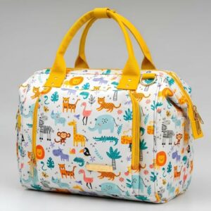 StarAndDaisy Baby Bag for Mother Travel/Diaper Bag for New Born Baby with Light Weight and Potable Design/Diaper Bags for Mom with Multi Compartments, Waterproof Bag with Ultra Soft Fabric.