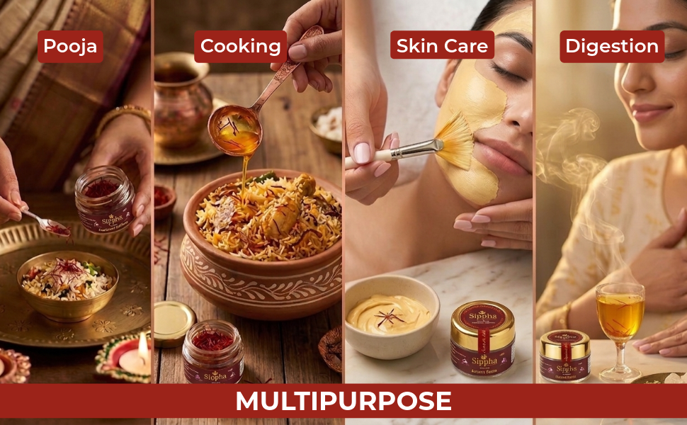 Sippha 100% Pure Kashmiri Saffron Threads