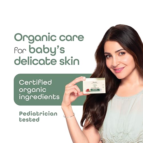 Himalaya Botanique Baby Bathing Bar 125g | Organic | Preserve Moisture Lock | No Tears | Dermatologically Tested | Helps Protect Skin Barrier | pH 5.5 | Hypoallergenic | No Added Fragrance - Image 3