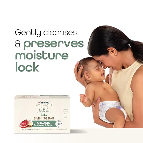 Himalaya Botanique Baby Bathing Bar 125g | Organic | Preserve Moisture Lock | No Tears | Dermatologically Tested | Helps Protect Skin Barrier | pH 5.5 | Hypoallergenic | No Added Fragrance - Image 6