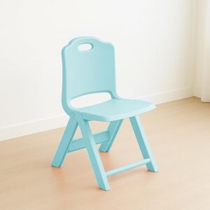 HAPPY BEAR Foldable Kids | Foldable Study | Space-Saving, Portable, and Supports up to 30kg |Folding Stool | Kids Study (Blue)