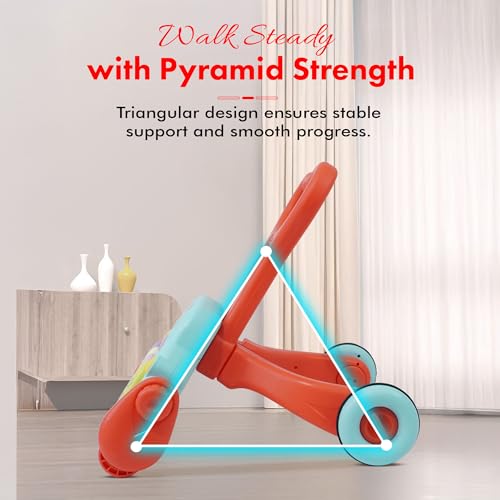 StarAndDaisy Walker for Baby 6-24 Months / 2-in-1 Push/playgym Walker for Infants & Toddlers with Hanging Toys, Lights & Music| Sit-to-Stand Learning Walker for Boys & Girls - Image 7