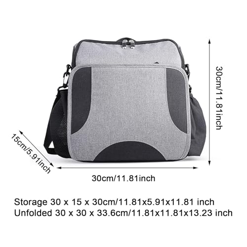 CALANDIS™ Toddlers Booster Seat Travel Compact Stable Seat Portable Sitting Diaper Bag | Booster Chairs | Feeding - Image 2