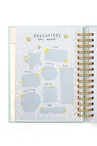 Alicia Souza| Baby Record Journal Set| Includes - Milestone Cards, Bookmark Tassle, Beautiful Storage Box| Record Baby's Birth Story| Store Memories | Space for Monthly Favourites| Letters to your Baby| Pages to Stick Photos| 21X17 Cm| - Image 9
