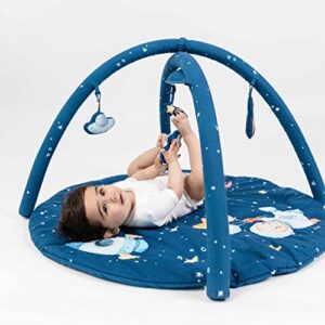 Haus & Kinder Baby Mats for Floor, Play Mat for Babies 0 to 12 Months, Baby Play Mat for 0 to 2 Years, Soft Baby Activity Gym with 5 Rattles | Spacewalk