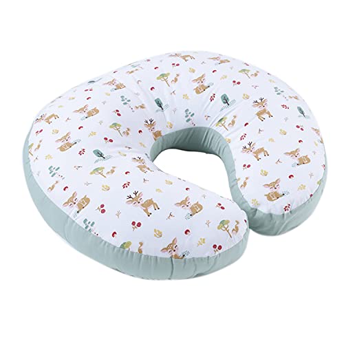 haus & kinder Baby Feeding Pillow for new Born Baby, Breastfeeding & Nursing Pillow with Removable Cover, Infant Support Cushion for 0–24 Months, Tummy Time Pillow (Whimsical Woodland) - Image 9