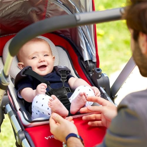 SNOWIE Soft® Adjustable Baby Safety Harness Belt - 5-Point Secure Chair Strap for Toddlers with Universal Fit for Strollers, High Chairs, Prams - Durable Quick Release Design for Optimal Child Safety - Image 7