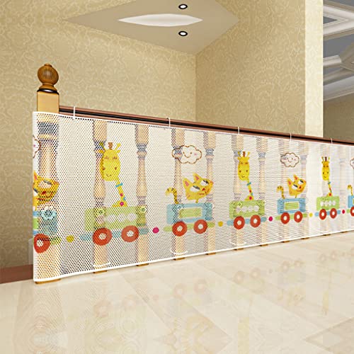 SNOWIE SOFT® Baby Safety Net for Balcony Baby Protection Stairway Baby Safety Gate Protector with 25 Nylon Ropes and 15 Plastic Buckle Safety Banister Stair Mesh for Baby Toddler Decent Mesh Fabric - Image 7